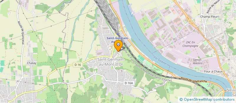 localisation de l'entreprise MONSIEUR QUENTIN VEYRAT  SAINT-GERMAIN-AU-MONT-D'OR