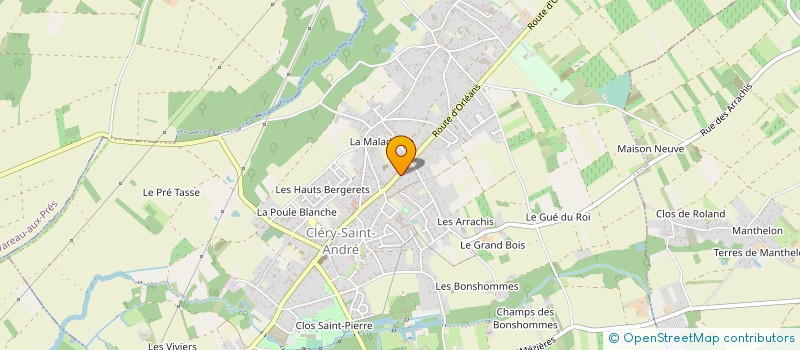 localisation de l'entreprise MONSIEUR QUENTIN VIEL à CLERY-SAINT-ANDRE