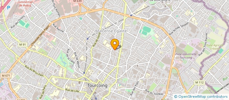 localisation de l'entreprise MONSIEUR QUENTIN VIGNOT  TOURCOING