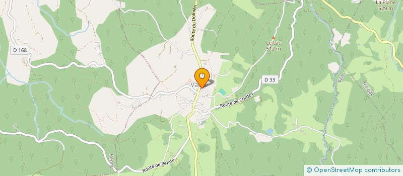 localisation de l'entreprise MONSIEUR QUENTIN VIGOUROUX  PUYCELSI