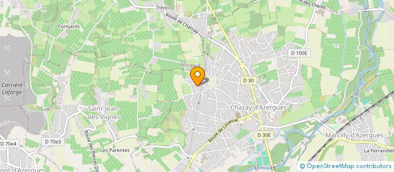 localisation de l'entreprise MONSIEUR QUENTIN VIVIANT  CHAZAY-D'AZERGUES