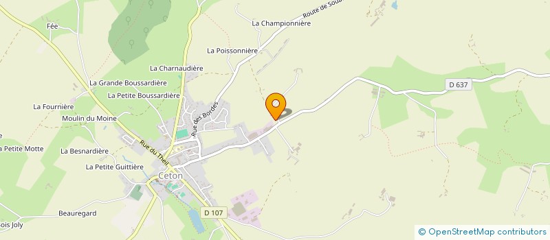 localisation de l'entreprise MONSIEUR QUENTIN VOLLET à CETON