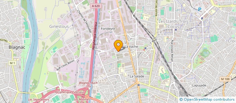 localisation de l'entreprise MONSIEUR QUENTIN VONGSAYKHAM à TOULOUSE