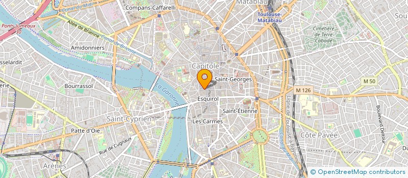 localisation de l'entreprise MONSIEUR QUENTIN VRINAT  CORNEBARRIEU