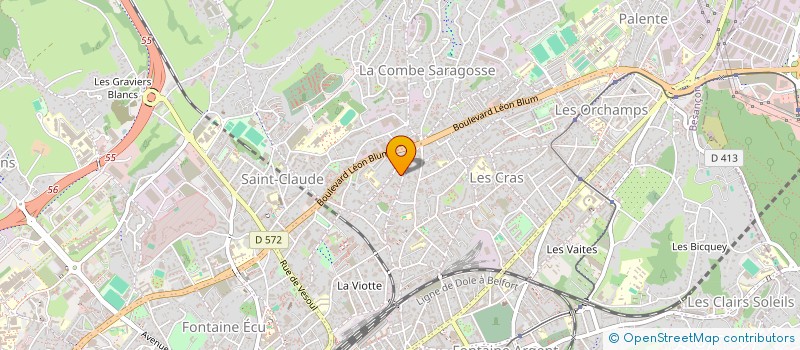 localisation de l'entreprise MONSIEUR QUENTIN WALLIANG  BESANCON