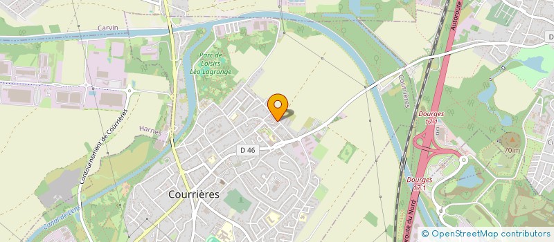 localisation de l'entreprise MONSIEUR QUENTIN WAROCQUIER  COURRIERES