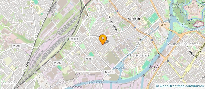 localisation de l'entreprise MONSIEUR QUENTIN WATTEEUW à LILLE
