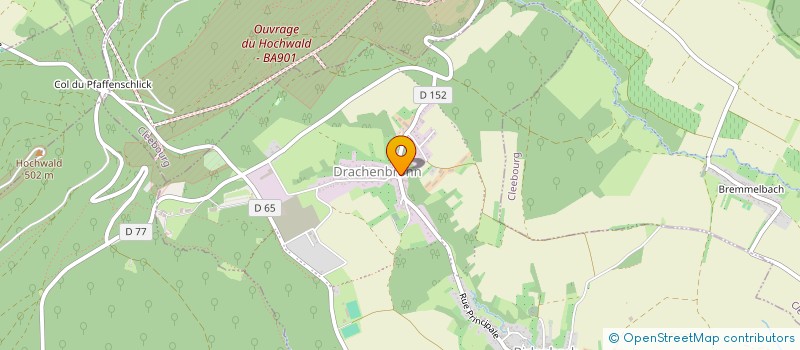 localisation de l'entreprise MONSIEUR QUENTIN WEISS  DRACHENBRONN-BIRLENBACH