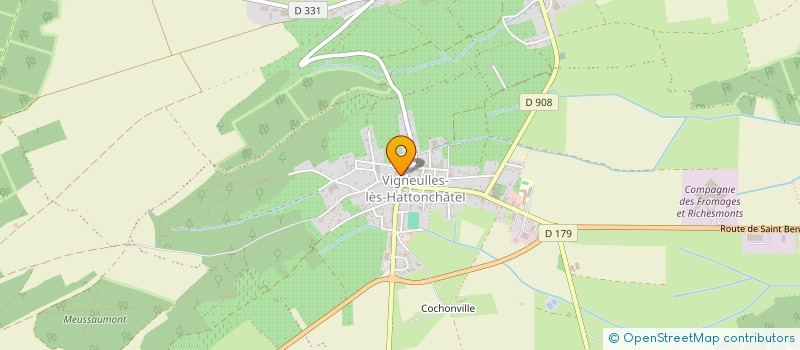 localisation de l'entreprise MONSIEUR QUENTIN WILLEMET à VIGNEULLES-LES-HATTONCHATEL