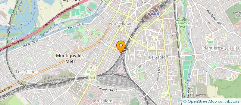 localisation de l'entreprise MONSIEUR QUENTIN ZANIN  METZ