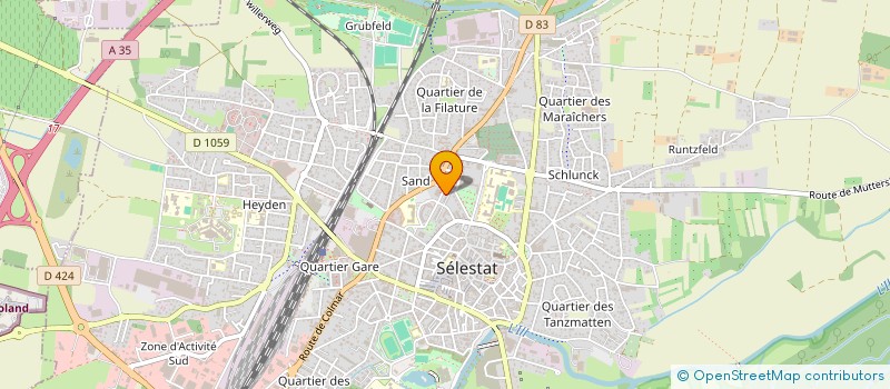 localisation de l'entreprise MONSIEUR QUENTIN ZIMMERMANN  SELESTAT