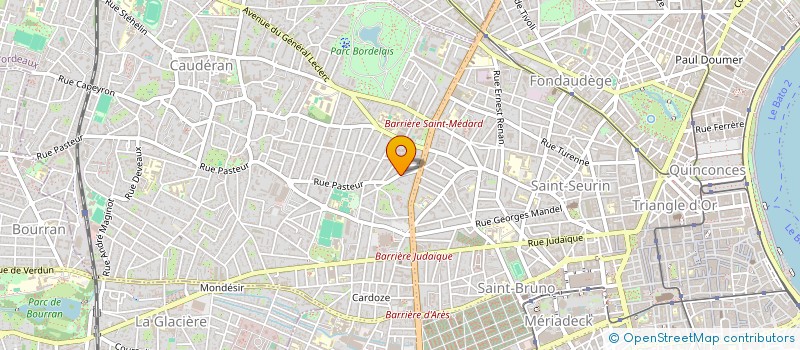 localisation de l'entreprise MONSIEUR QUENTTIN MONTCLLAIR  BORDEAUX