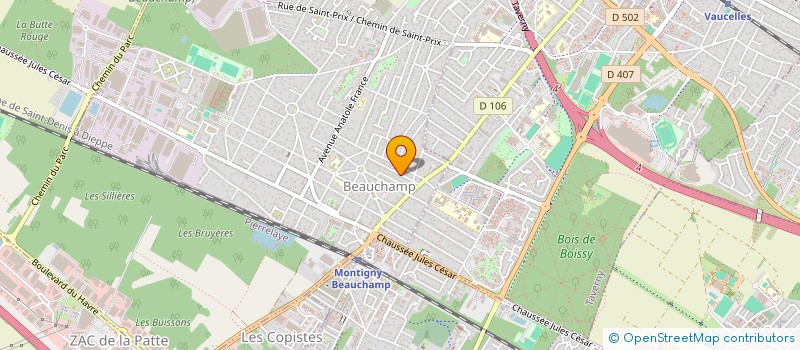 localisation de l'entreprise MONSIEUR QUENTYN VADUREL  BEAUCHAMP