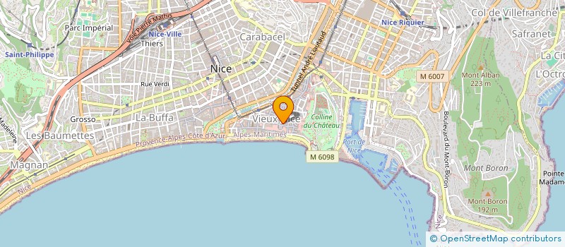 localisation de l'entreprise MONSIEUR QUERUBIN CASTILLO SANCHEZ à NICE