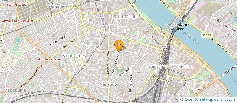 localisation de l'entreprise MONSIEUR QUERUBIN DA SILVA LIMA à BORDEAUX