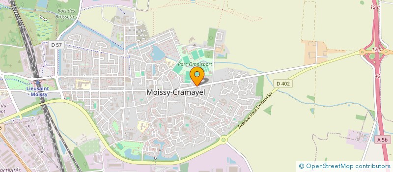 localisation de l'entreprise MONSIEUR QUEVIN NZALAKANDA  DAMMARIE-LES-LYS