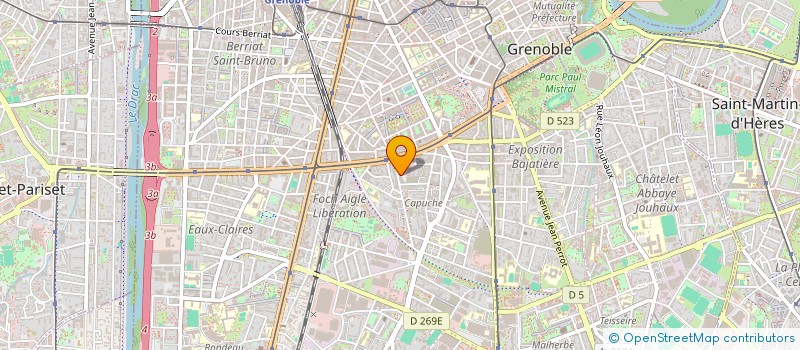 localisation de l'entreprise MONSIEUR QUEYMON MCLOUGHLIN  GRENOBLE