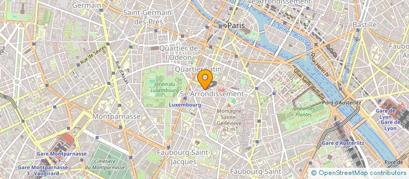 localisation de l'entreprise MONSIEUR QUINT MANDIL  PARIS