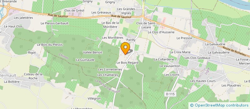 localisation de l'entreprise MONSIEUR QUINTIN SMITH  CHINON