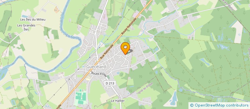 localisation de l'entreprise MONSIEUR QUINTINO SAMPAIO PEREIRA  GUECELARD