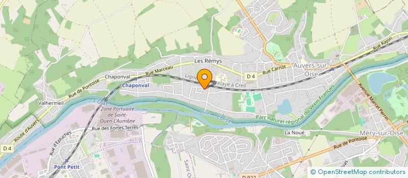 localisation de l'entreprise MONSIEUR QUINTO BATTISTEL  AUVERS-SUR-OISE