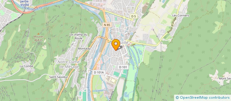 localisation de l'entreprise MONSIEUR QUINTO DI LORETO  VIZILLE