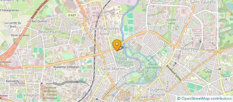 localisation de l'entreprise MONSIEUR QUINY LEFEBVRE  RENNES