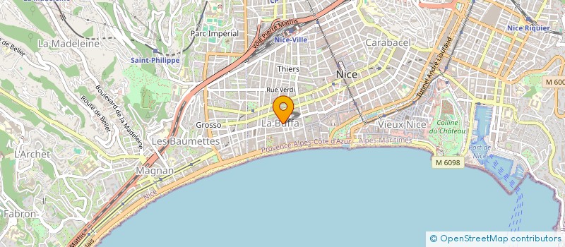 localisation de l'entreprise MONSIEUR QUIRINO DE GREGORIO à NICE