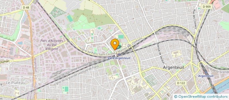 localisation de l'entreprise MONSIEUR QUOC DUONG  ARGENTEUIL