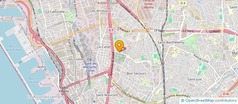 localisation de l'entreprise MONSIEUR QUOC TOAN BUI à MARSEILLE