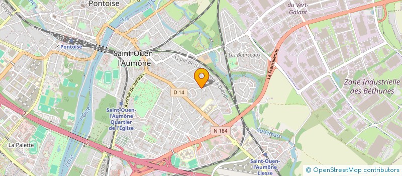 localisation de l'entreprise MONSIEUR QUOC TRAN  SAINT-OUEN-L'AUMONE