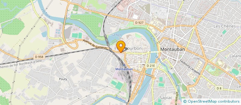 localisation de l'entreprise MONSIEUR QUOC TRAN  MONTAUBAN