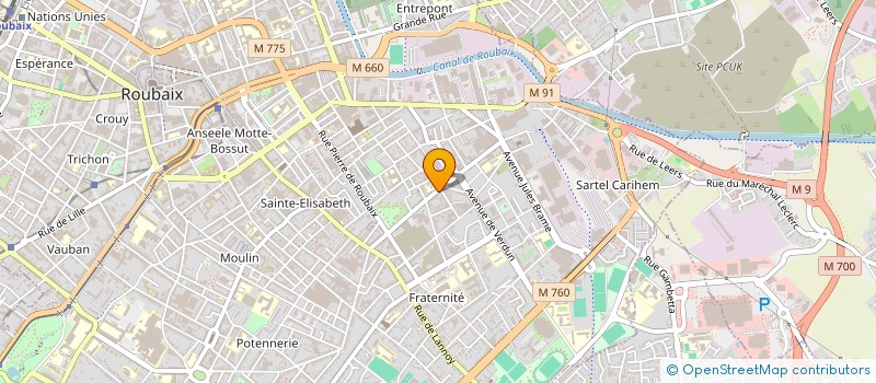 localisation de l'entreprise MONSIEUR QUYEN-QUY TRAN à ROUBAIX