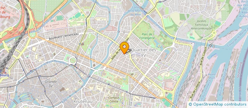 localisation de l'entreprise MONSIEUR QUYET THANG LUONG à STRASBOURG