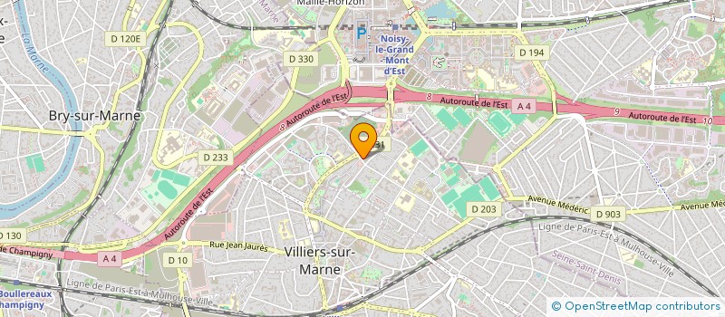 localisation de l'entreprise MONSIEUR R MAILLET  VILLIERS-SUR-MARNE