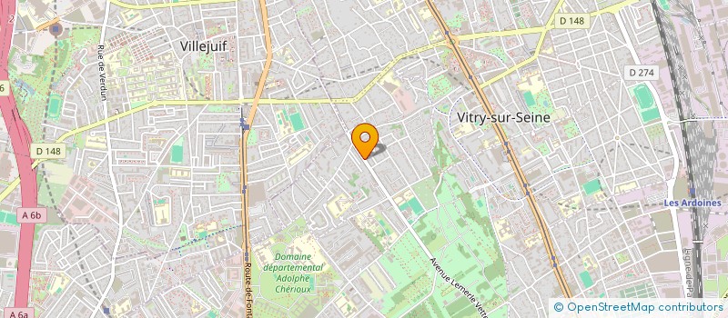 localisation de l'entreprise MONSIEUR RAAFAT BEN ALI  VITRY-SUR-SEINE