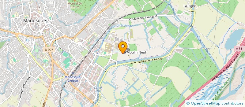 localisation de l'entreprise MONSIEUR RAAFAT BOUSTANI à MANOSQUE