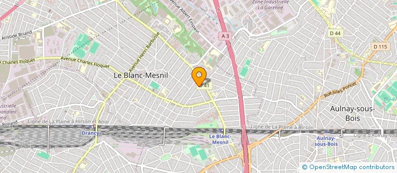 localisation de l'entreprise MONSIEUR RABAH ABDALLAH à LE BLANC-MESNIL