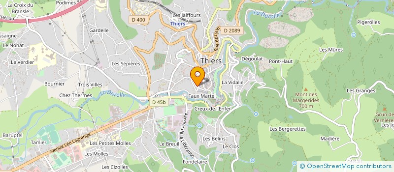 localisation de l'entreprise MONSIEUR RABAH ACHARI à THIERS