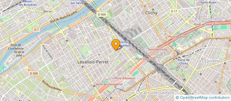 localisation de l'entreprise MONSIEUR RABAH AIT ALI à LEVALLOIS-PERRET