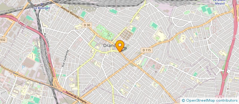 localisation de l'entreprise MONSIEUR RABAH AKLI  DRANCY