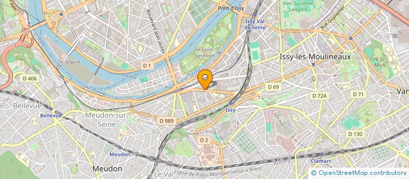 localisation de l'entreprise MONSIEUR RABAH ALIOUANE à ISSY-LES-MOULINEAUX