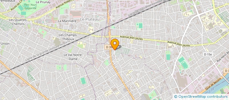 localisation de l'entreprise MONSIEUR RABAH ALLALI  BEZONS