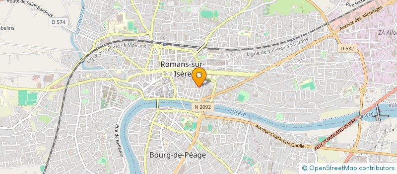 localisation de l'entreprise MONSIEUR RABAH AYADI à ROMANS-SUR-ISERE