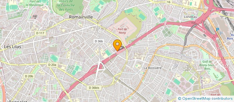 localisation de l'entreprise MONSIEUR RABAH AZOUZ à ROMAINVILLE
