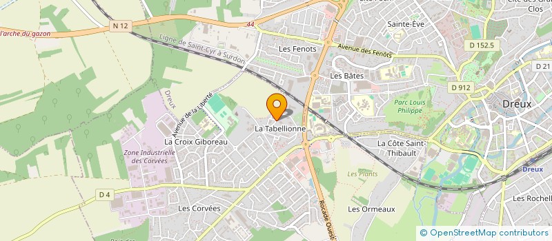localisation de l'entreprise MONSIEUR RABAH BADAOUI à VERNOUILLET