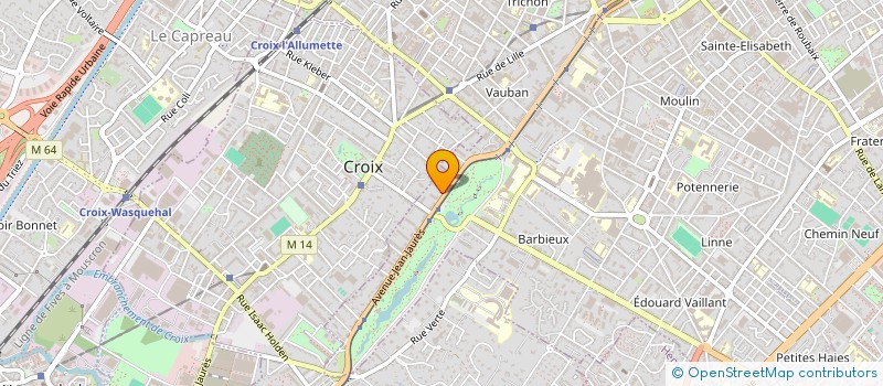 localisation de l'entreprise MONSIEUR RABAH BADJA  CROIX