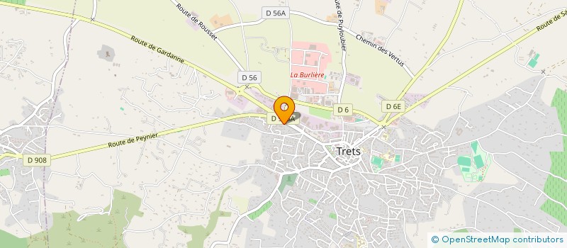 localisation de l'entreprise MONSIEUR RABAH BARA à TRETS