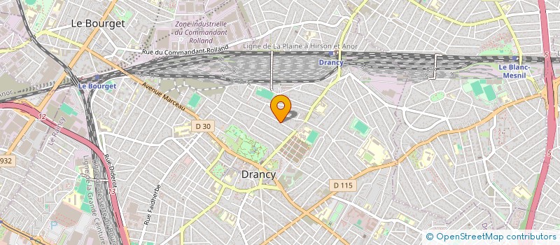 localisation de l'entreprise MONSIEUR RABAH BELHOCINE à DRANCY