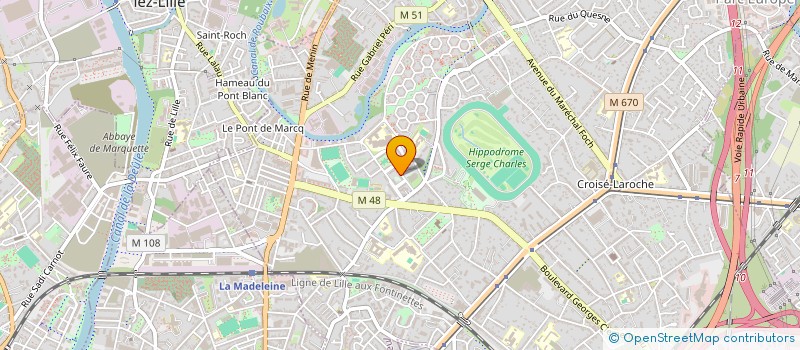 localisation de l'entreprise MONSIEUR RABAH BELKESSAM à MARCQ-EN-BARŒUL